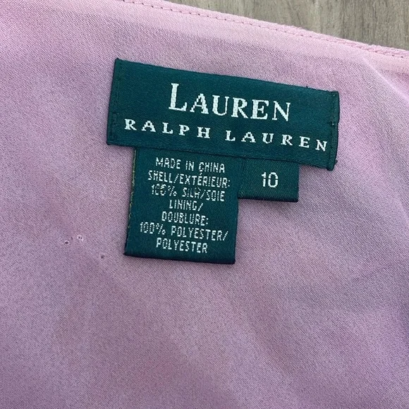 Like New Vintage Ralph Lauren Floral Pink Skirt - Picture 2 of 7